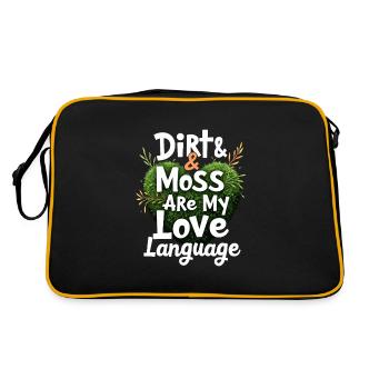 Kokedama Moss Ball Plants Japanese Gardening - Retro Bag - black/gold - Back