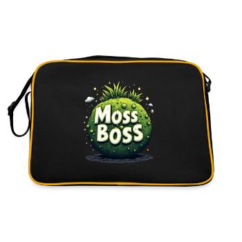 Kokedama Moss Ball Plantes Jardinage Japonais - Sac Retro - noir/or - Dos