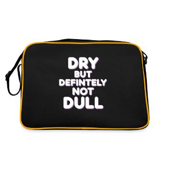 Sober Living Recovery Lifestyle Alcohol-free - Retro Tasche - Schwarz/Gold - Hinten