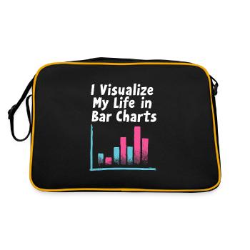 Data Analyst Big Data Specialist Business - Retro Bag - black/gold - Back