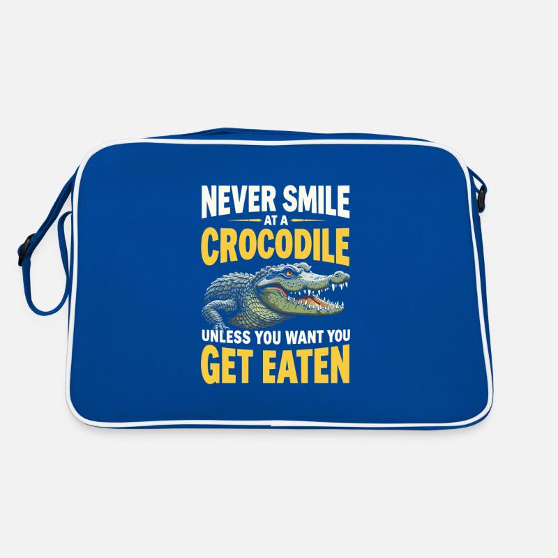 Alligator crocodile reptile passionné marais Sac Retro