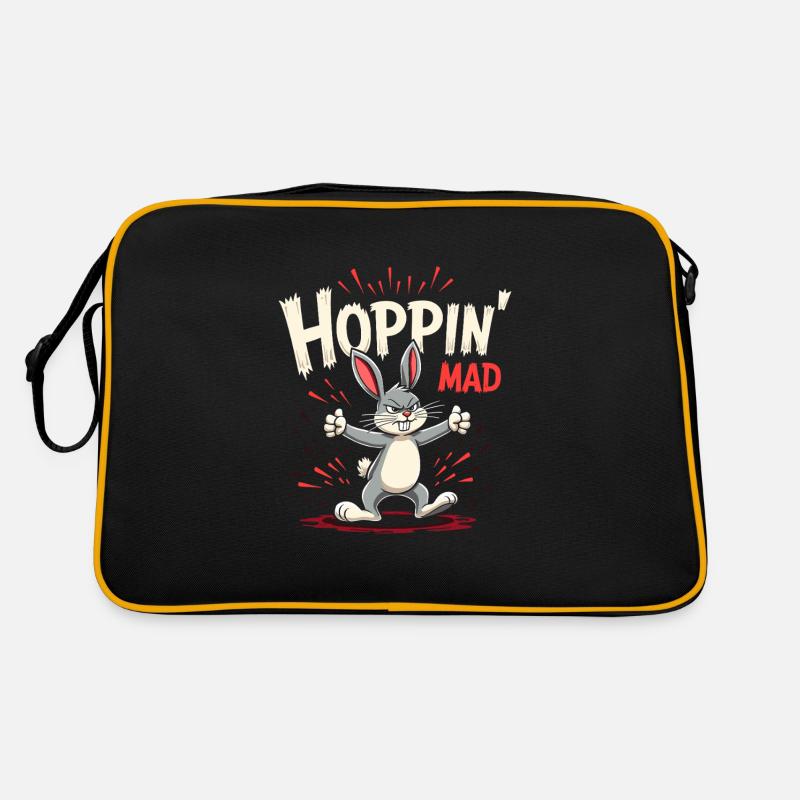 Lapin Conception d’animaux sarcastiques Sac Retro