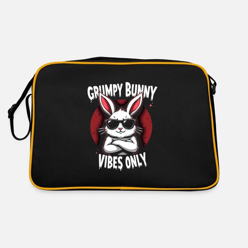 Lapin Conception d’animaux sarcastiques Sac Retro