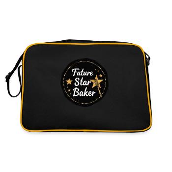 Junior Baking Candidate Young Chef Baking - Retro Bag - black/gold - Back