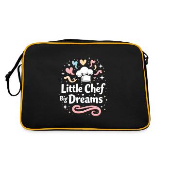 Junior Baking Candidate Young Chef Baking - Retro Bag - black/gold - Back