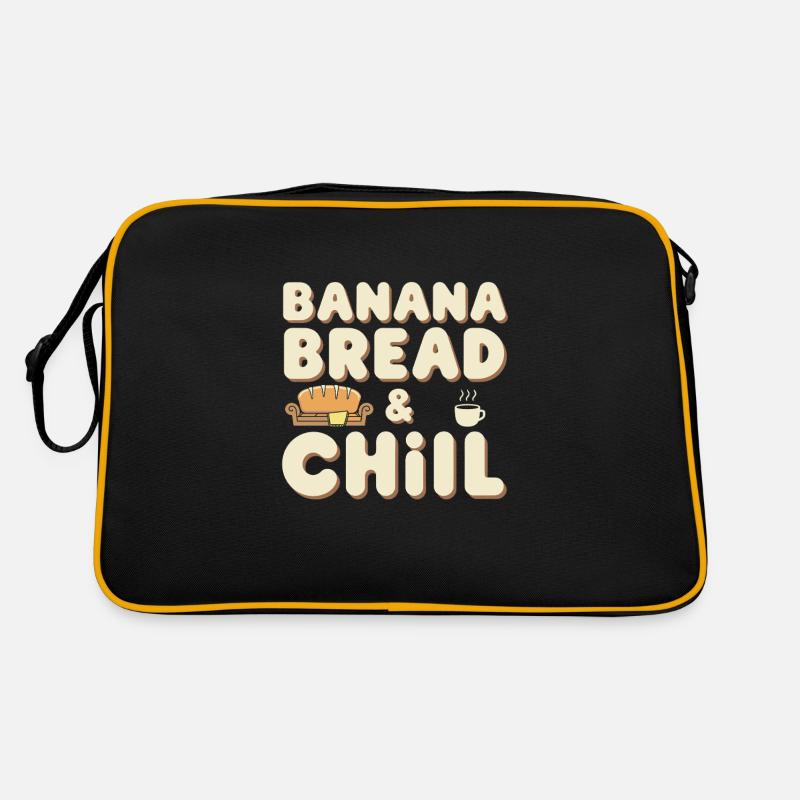 Banana Bread Lover Baking Enthusiast Cozy Retro Bag
