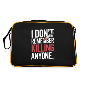 Murder Mystery Dinner Outfit, Party, Crime Scene - Retro Bag - black/gold - Back