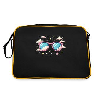 Stylish Specifications Children's Glasses Pride - Retro Bag - black/gold - Back