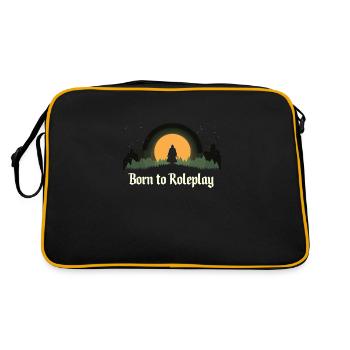 Larp Live Action RPG Game Fantasy Combat - Retro Bag - black/gold - Back