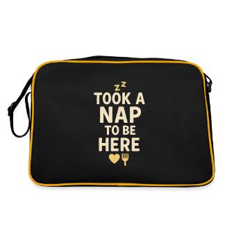 First Date Night After Baby New Parents Again - Retro Bag - black/gold - Back