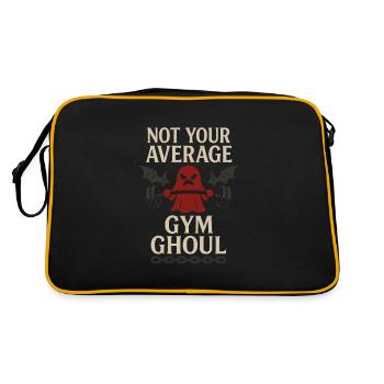Goth Gym Dark Fitness Alternative Training Gothic - Retro Bag - black/gold - Back