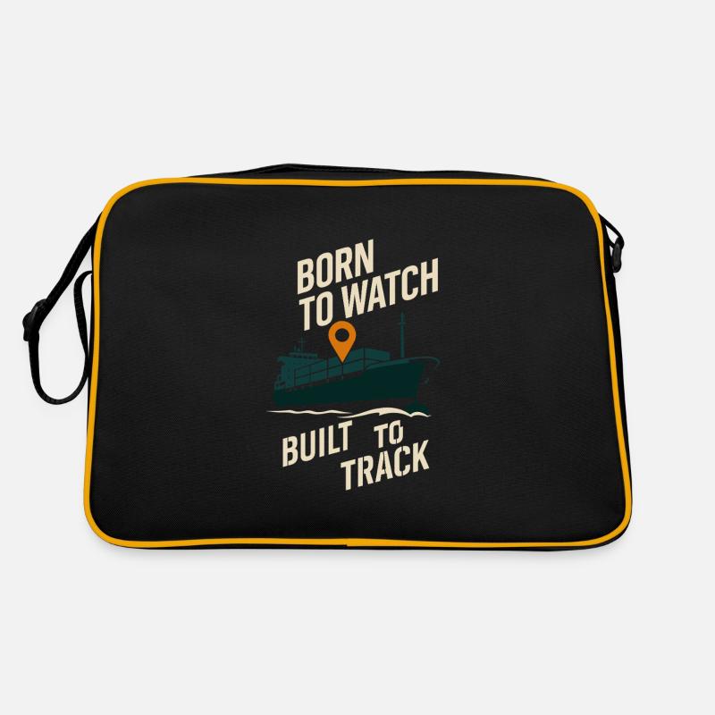 Ship vision device Container ship Cargo ship Retro Bag