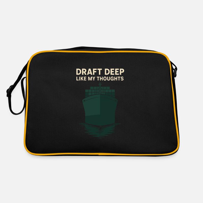 Ship vision device Container ship Cargo ship Retro Bag