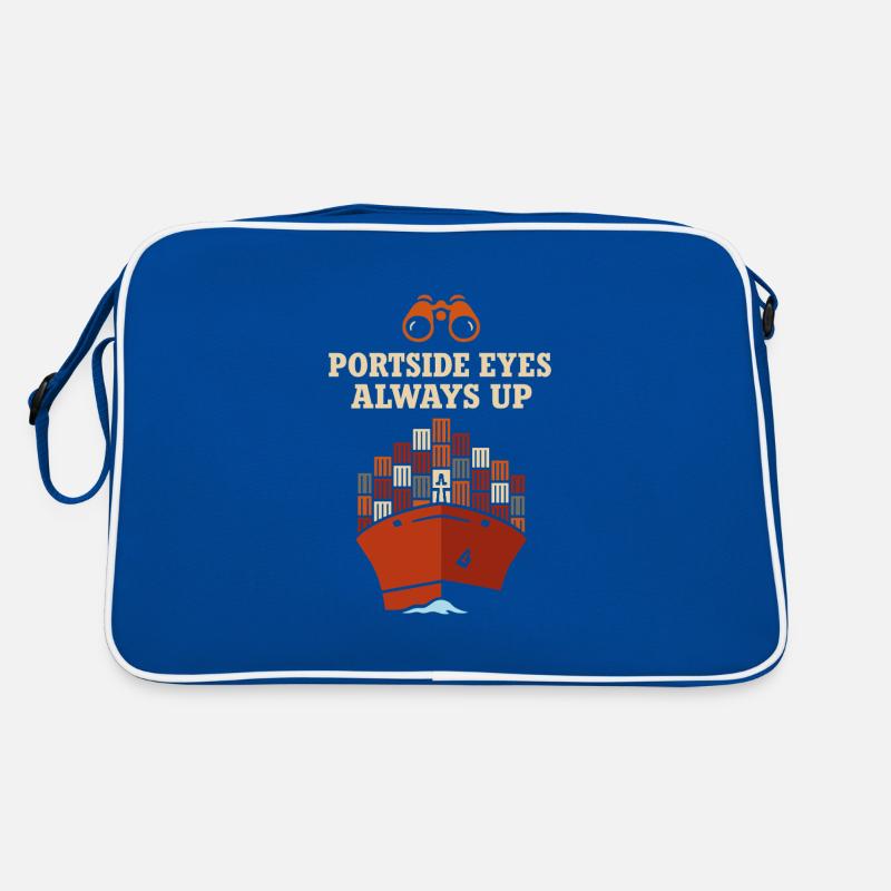 Schiff-sichtgerät Containerschiff Frachtschiff Retro Tasche