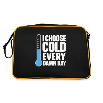 Cold showers Mental hardness Cold exposure - Retro Bag - black/gold - Back
