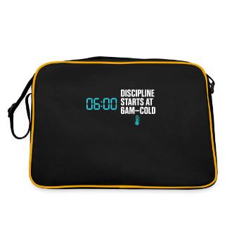 Cold showers Mental hardness Cold exposure - Retro Bag - black/gold - Back