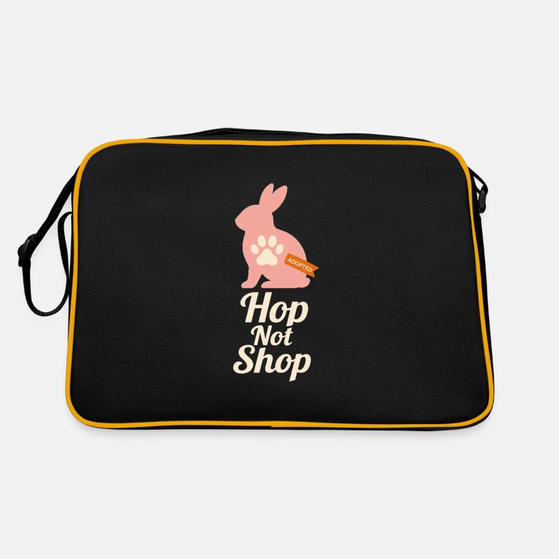 Bunny Mom Rabbit Rescue Adopt, Buy Retro Bag