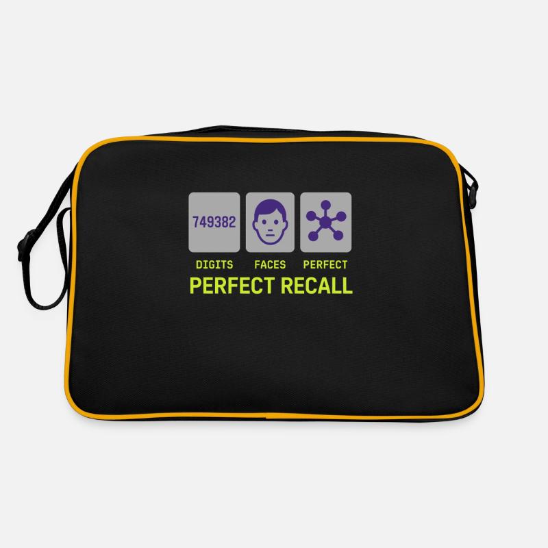 Memory Athlet Mnemonic Brain Training Mental Retro Tasche