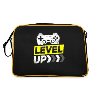 Gamer gamer design for video gamers and consoles - Retro Bag - black/gold - Back
