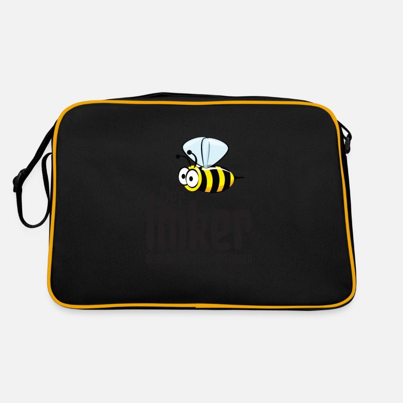 Der Imker dem die Bienen vertrauen Retro Tasche