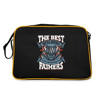 Welder MetalWorker - Retro Bag - black/gold - Back