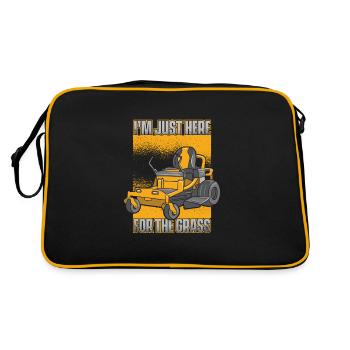 Lawn Mower Lawn Mower Garden - Retro Bag - black/gold - Back