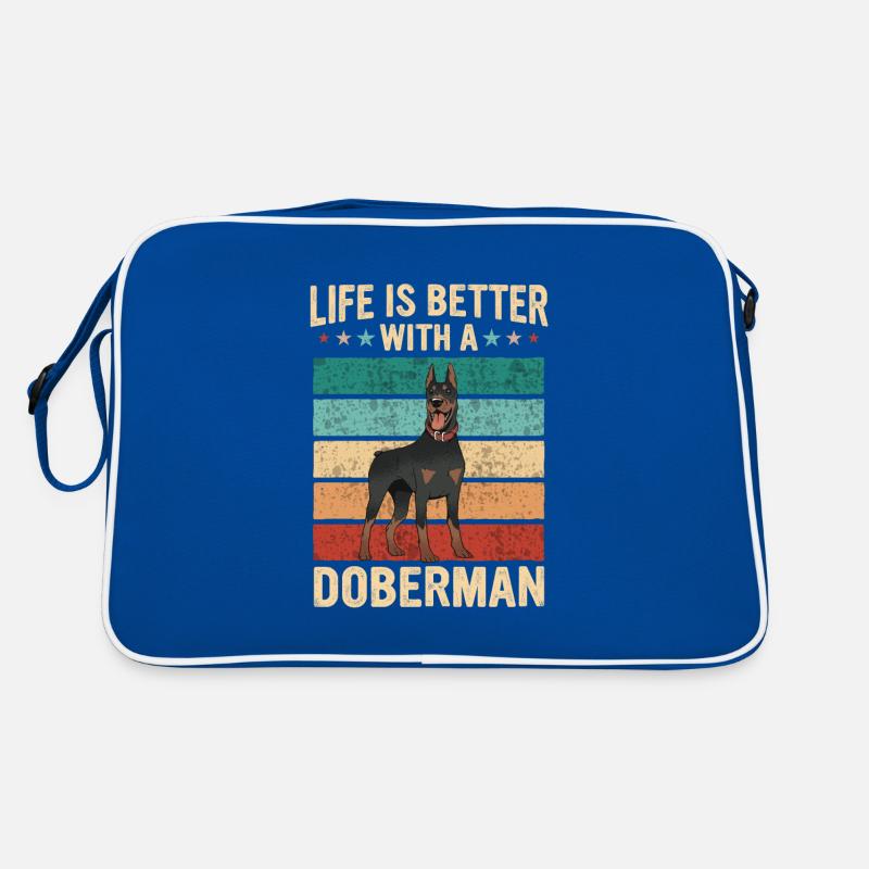 Doberman Pinscher Chien Sac Retro