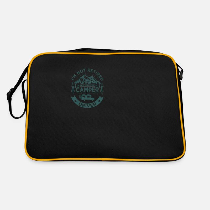 I am not retired camper driver papy Camping car Sac Retro