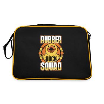 Rubber Ducks Bathroom Yellow Duck - Retro Bag - black/gold - Back