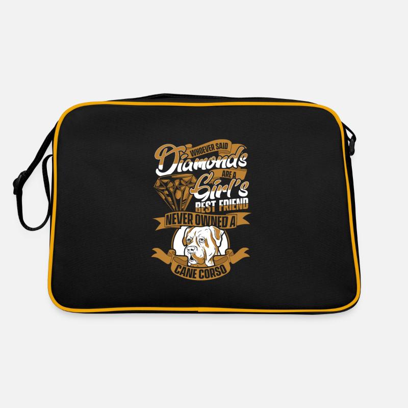 Cane Corso Hund Retro Tasche