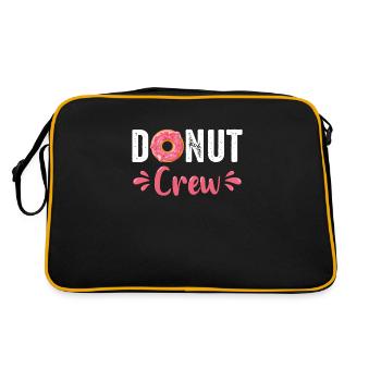Donut Donuts Candy Bagel - Sac Retro - noir/or - Dos