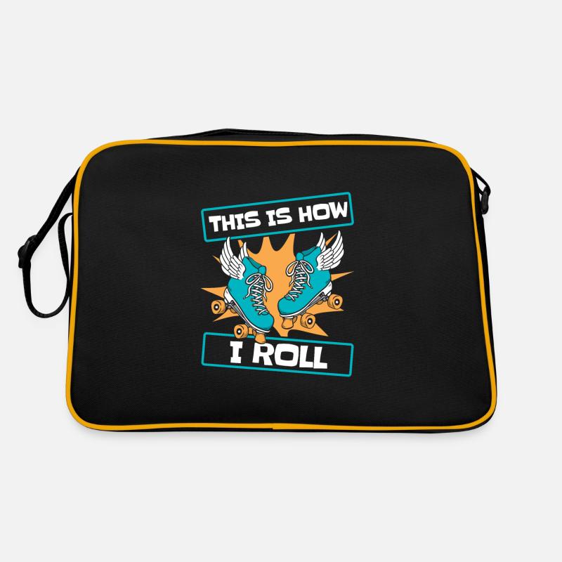 Rollerskate Roller Skate Inline Skate Skating Retro Bag