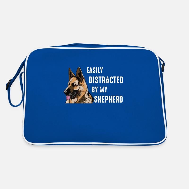German Shepherd Dog Retro Bag