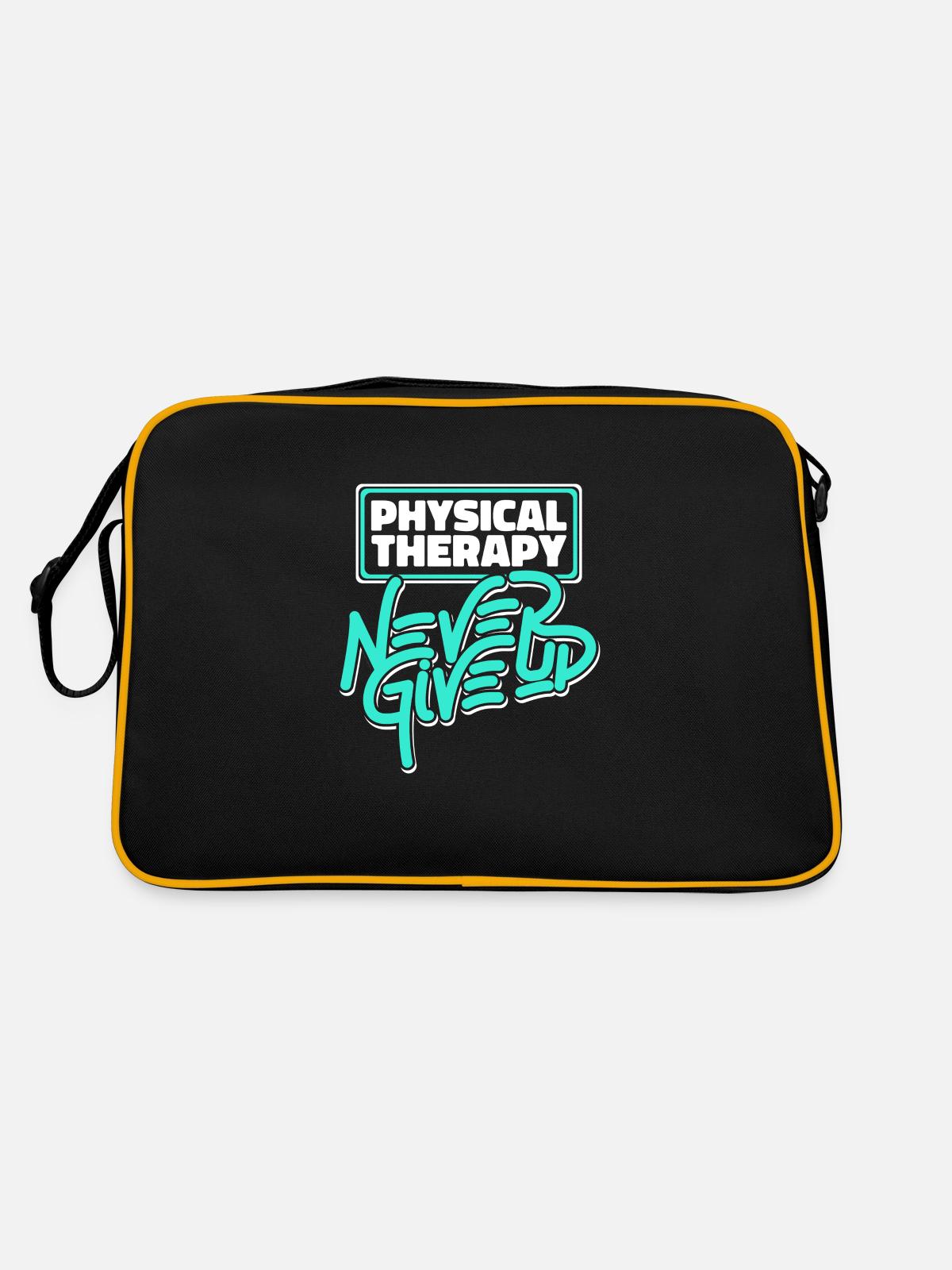 Physiotherapy Therapist Assistant - Retro Bag - black/gold - Back
