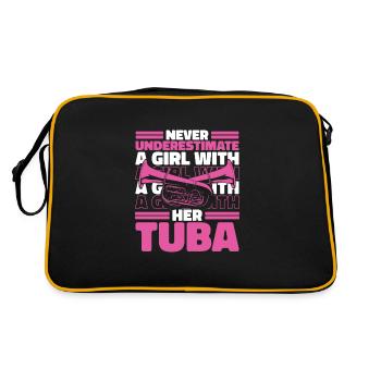 Tubiste tuba - Sac Retro - noir/or - Dos