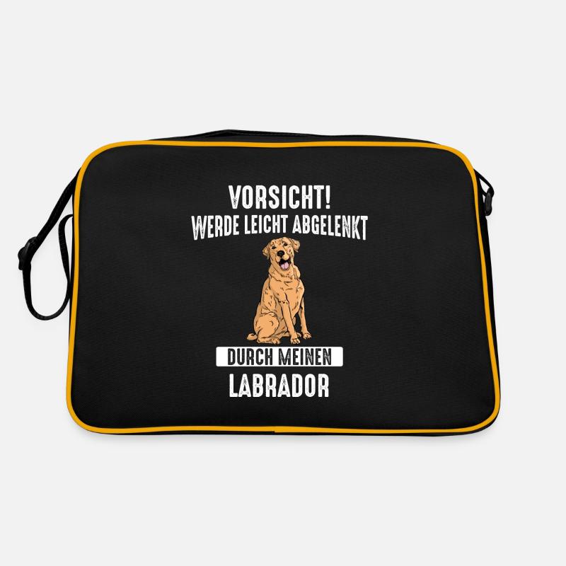 Labrador Hund Retro Tasche