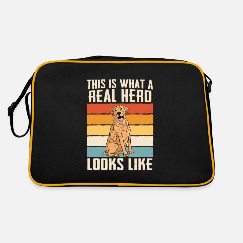 Labrador Hund Retro Tasche