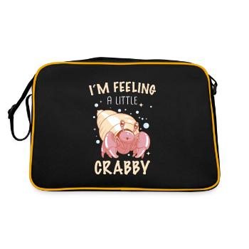 Crabe Ermite Crabe Crabe Cancer - Sac Retro - noir/or - Dos