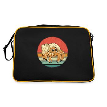 Crabe Ermite Crabe Crabe Cancer - Sac Retro - noir/or - Dos