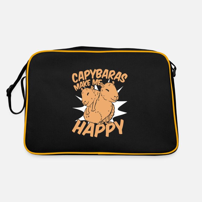 Capybara Nagetier Tier Retro Tasche