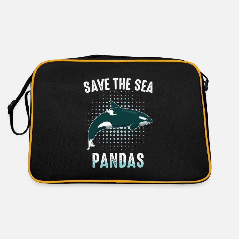 Orque Épaulard Océan Animaux Baleines Sac Retro