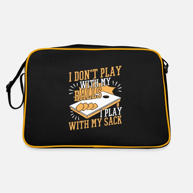 Cornhole Bean Bag Cornhole Joueur Sac Retro
