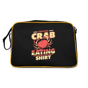 Crabe Ermite Crabe Crabe Cancer - Sac Retro - noir/or - Dos