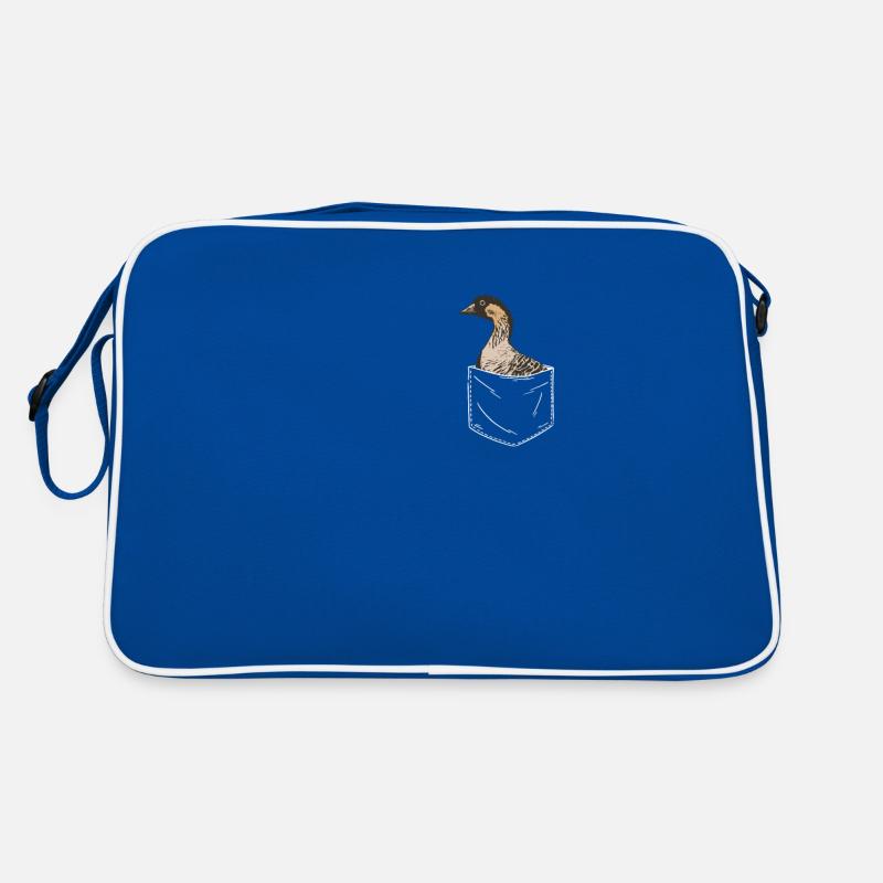 Gans Tier Vogel Gänse Retro Tasche
