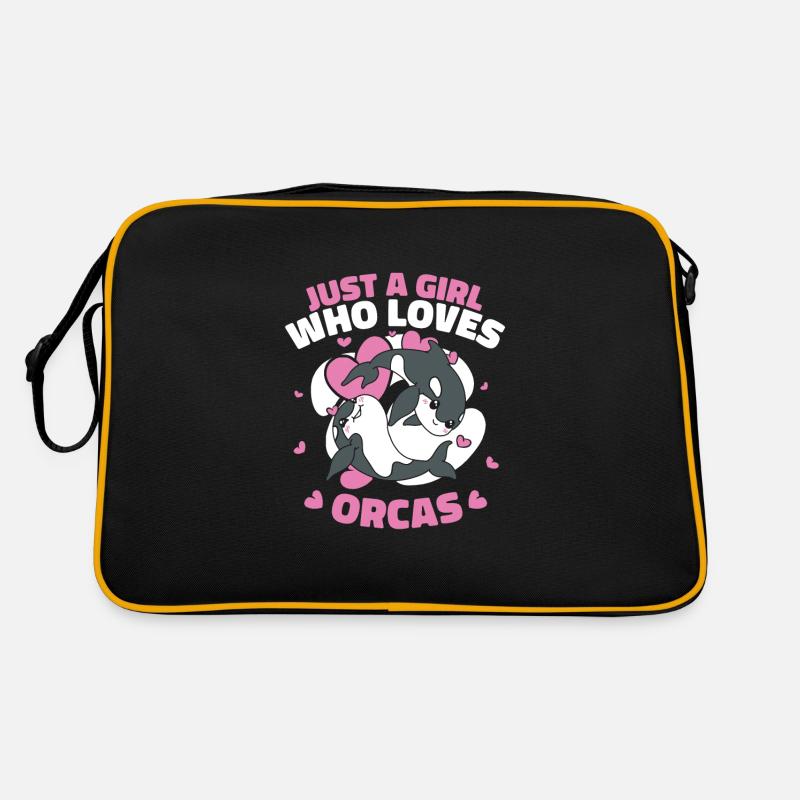 Orque Épaulard Océan Animaux Baleines Sac Retro