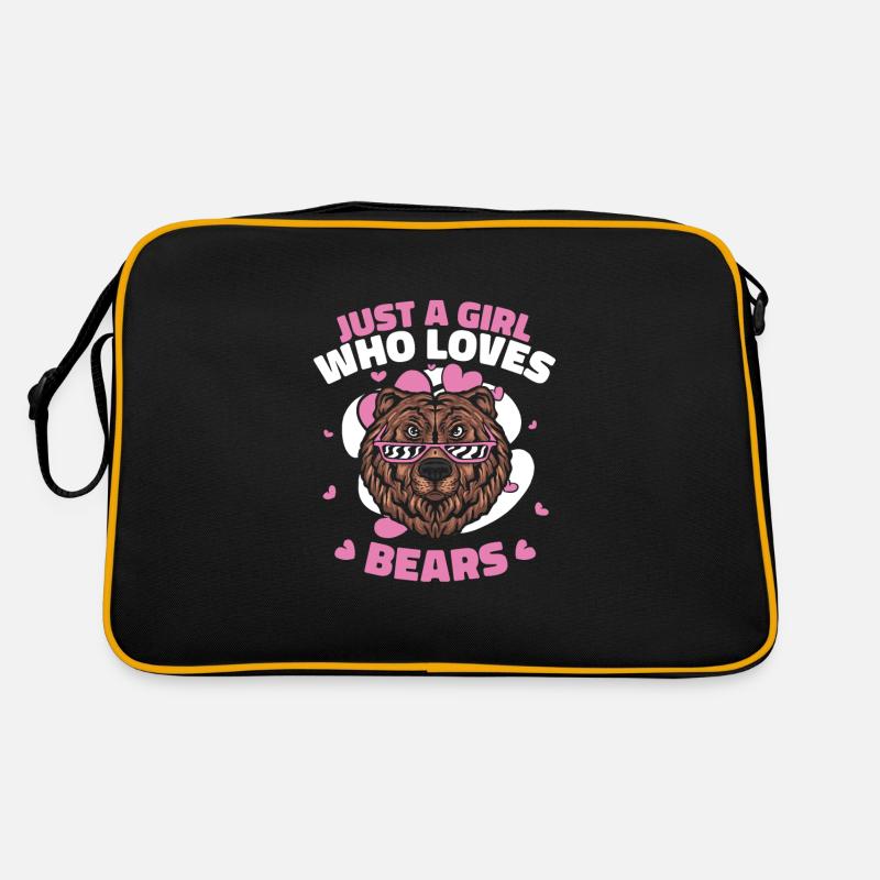 Bear Grizzly Bear Brown Bear Bear Retro Bag
