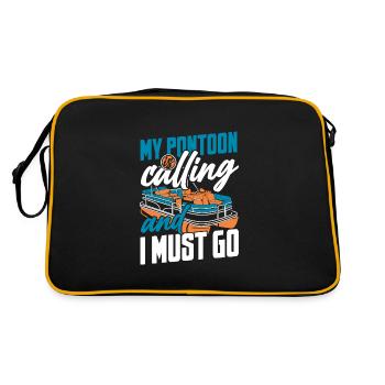 Ponton boat Captain Pontoon boats - Sac Retro - noir/or - Dos