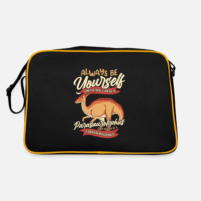 Parasaurolophus Dinosaur Retro Bag