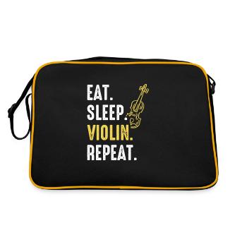 Violon Violon Instrument Violoniste - Sac Retro - noir/or - Dos