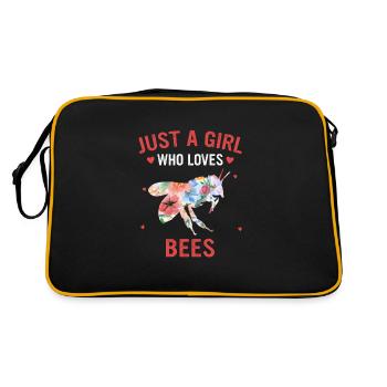 Apiculteurs abeilles abeilles abeilles abeilles - Sac Retro - noir/or - Dos